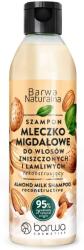 Barwa Cosmetics Sampon reconstructiv pentru parf deteriorat cu lapte de migdale, Barwa Cosmetics, 300 ml (408340050210)