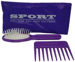 Koh-I-Noor Cosmetics Set cadou pieptene mic si perie mov, Koh-I-Noor, 4223C (4223C)