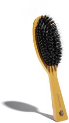 Koh-I-Noor Cosmetics Perie pneumatica mare mustar 21.3 x 6 cm, cu peri de porc mistret si nylon LUXURY PASTEL Koh-I-Noor, 422SE (KOH422SE)