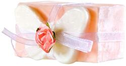 Organique Sapun decorativ fluture roz si glicerina, Organique, 100 gr (101581W)