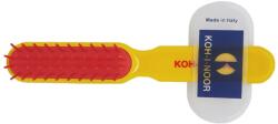 Koh-I-Noor Cosmetics Perie galben-rosu cu peri cilindrici din plastic rezistenti la foen, Koh-I-Noor, 8114K (8114K)