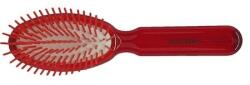 Koh-I-Noor Cosmetics Perie pneumatica rosie cu peri cilindrici din plastic, 21.3 x 6 cm, Hoh-I-Noor, 7110R (7110R)