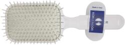 Koh-I-Noor Cosmetics Paleta pneumatica alba cu peri cilindrici din plastic, Koh-I-Noor, 8105V (8105V)