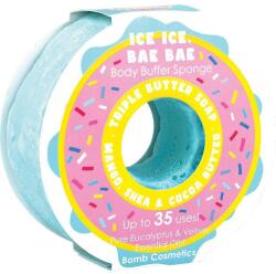 BOMB Cosmetics Sapun exfoliant cu burete Ice Ice, Bae Bae Donut Body Buffer, Bomb Cosmetics (PICEICE04)