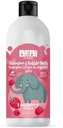Barwa Cosmetics Sampon si spuma de baie cu zmeura, 2 in 1 pentru copii, Barwa Cosemtics, 500 ml (2598078160209)