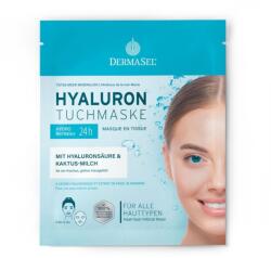 Dermasel Masca servetel cu acid hialuronic si lapte de cactus Dermasel (80526) Masca de fata