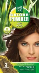 HennaPlus Pudra de hena, Colour Powder Dark brown 57, Hennaplus, 100 gr (27057)