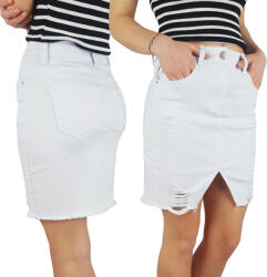  Női Farmer Ifjúsági Szoknya New White