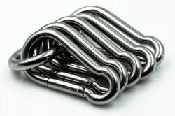 Milwar 6mm Karabiner 6x60 Saválló Karabiner inox rozsdamentes A4 8249 (1) (8249 KWASOODPORNY)