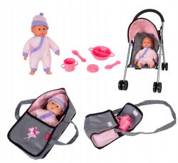 Bambolina babakocsi baba tál bögre 8in1 (BD2118)