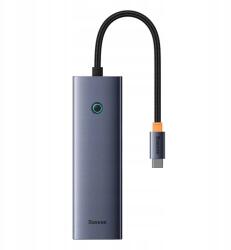 Baseus Hub 6IN1 Baseus Ultrajoy Usb-c Hdmi 4K 30HZ RJ45 És 3 Usb 3.0 Port (B00052802811-00)
