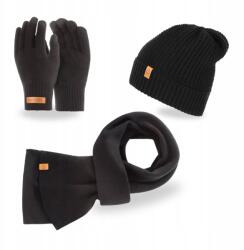 Brødrene Férfi Hupikék törpikék sapka szett Brodrene kesztyű fekete (103139-BLACK)