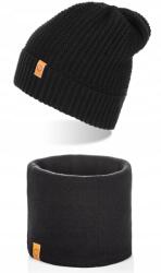 Brødrene Fekete Férfi Téli Sapka Szett Tuba (103123-BLACK)