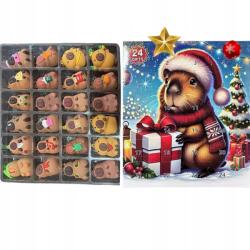 Adventi Naptár Ajándékdoboz Kapibara Figurák 24 Db Karácsonyi Ajándék (6977652567158)