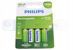 Philips Akkumulátor R6 Aa Multilife 2600 Mah B4 R6B4B260/10/PHI (R6B4B260/10)