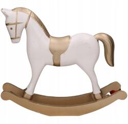 Emized Fából készült hintaló arany elemekkel 26, 5x23cm (E48-226885W)