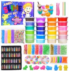 120 Db Slime Szett Diy, Hogy Sötétében Izzúljon A Slumen Gyerekeknek (126PCS)