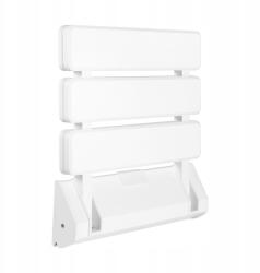  Falra Szerelhető Fehér Összecsukható Zuhanyülőke Csúszásgátló Zuhanyszék 130kg (OT-ZQFPQ-1935)