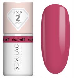 Semilac Easy Off Hibrid lakk Led Light Pink Coral 7 ml