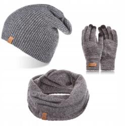 Brødrene Brodrene sapka Szürke Férfi Kémény Kesztyű 3az1ben (103160-LGM)