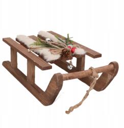 Emized Karácsonyi Dekorációs Szánkó Asztal- vagy Kandallódísz 36x10x17 cm