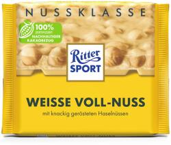 Ritter SPORT Weisse Voll Nuss fehércsokoládé dióval 100g (4000417702005)