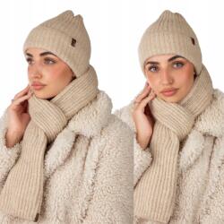 Női Sapka Szett, téli sál, meleg, lengyel gyártás, 501-04