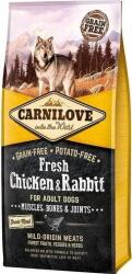 CARNILOVE Kutyaeledel Csirke és Nyúl 12kg
