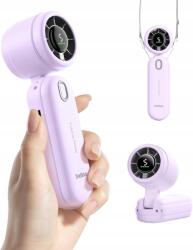  Hordozható Mini Turbo Ventilátor 5Mód Diveblues iTurbo Led 4000mAh Rózsaszín (Przenośny Mini Wentylator iTurbo)