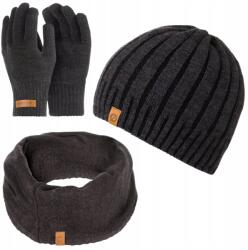 Brødrene Sapka és Kémény Férfi Golf Kesztyű Brodrene Szett 3az1ben Téli Szürke (P1079-DARKGRAY)