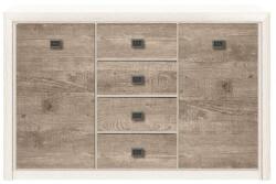 GERBOR KOEN II 009 komód KOM 2D4S fenyő/tölgy karabel - mindigbutor