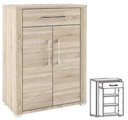 GERBOR Go 003 komód kom2d1s/10/7 sonoma tölgy - mindigbutor