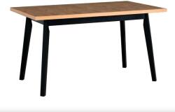 Mindigbútor Oslo 5 bővíthető étkezőasztal grandson tölgy/fekete - mindigbutor