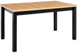 Mindigbútor Modena 1 bővíthető étkezőasztal grandson tölgy/fekete színben - mindigbutor