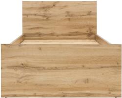 GERBOR ZLATA 012 ágy 90 LOZ/90 tölgy tahoe/fehér - mindigbutor