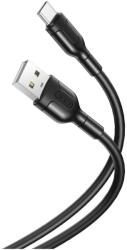 XO NB212 kábel USB-A / USB-C 1M 2.1A Fekete (6920680827763)