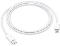 Apple készülékhez adatkábel Lightning/USB-C fehér OEM - csomagolás nélküli gyári (57983108912)
