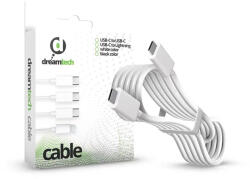 DREAMTECH PD kábel Fehér USB-C / USB-C 3A 60W (126277)