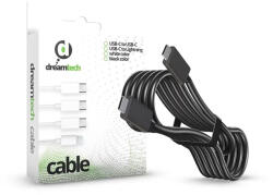 DREAMTECH PD kábel Fekete USB-C / USB-C 3A 60W (126278)
