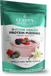 Luxoya Vegan Protein Puding Vanília-erdei gyümölcs ízű 450g
