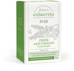 Györgytea Fehér akácvirágos teakeverék Reflux tea No. 50 50g