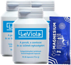 LeViola kapszula 3x90 db + Ajándék Ősi Magnézium testápoló minta