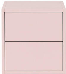 Leziter Boxie 2 fiókos fali szekrény 40x40x37 cm pink LBX40402FPI