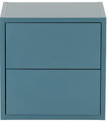 Leziter Boxie 2 fiókos fali szekrény 40x40x37 cm petrolkék LBX40402FPK