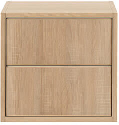 Leziter Boxie 2 fiókos fali szekrény 40x40x37 cm sonoma tölgy LBX40402FST