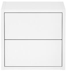 Leziter Boxie 2 fiókos fali szekrény 40x40x37 cm fehér LBX40402FF