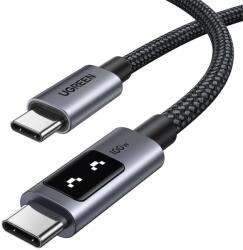 UGREEN Cablu Ugreen Uno USB-C la USB-C 100W, Super Fast Power Delivery, Led Display, 1m, Negru