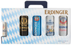 ERDINGER sörválogatás Pack (4 x 0, 5 l dobozos+1 pohár)