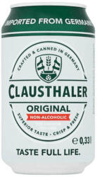 Clausthaler Original alkoholmentes sör 0, 5% 0, 33 L dobozos