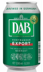DAB Export sör 5, 0% 0, 33 L dobozos